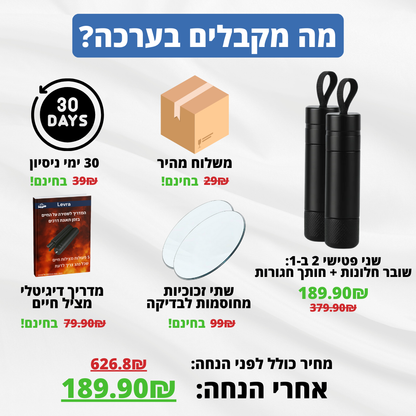 ™SwiftBreak - ערכת הצלה אישית